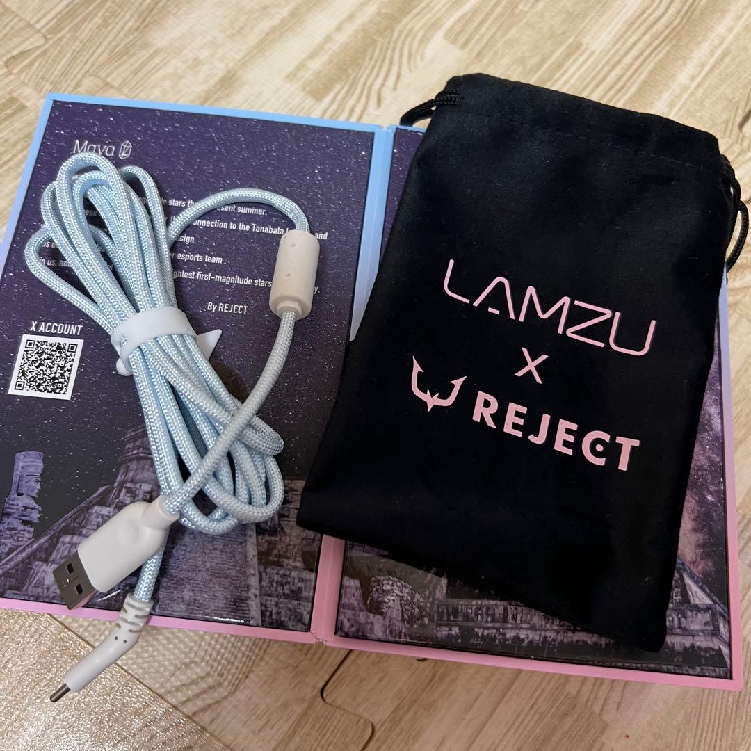 リジェクト×ラムズ未使用ゲーミングマウス8Kドングル入り