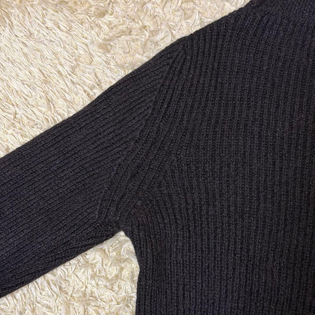 ☆美品☆GUCCI グッチ　タートルネックニット　アルパカ100% ブラック　S