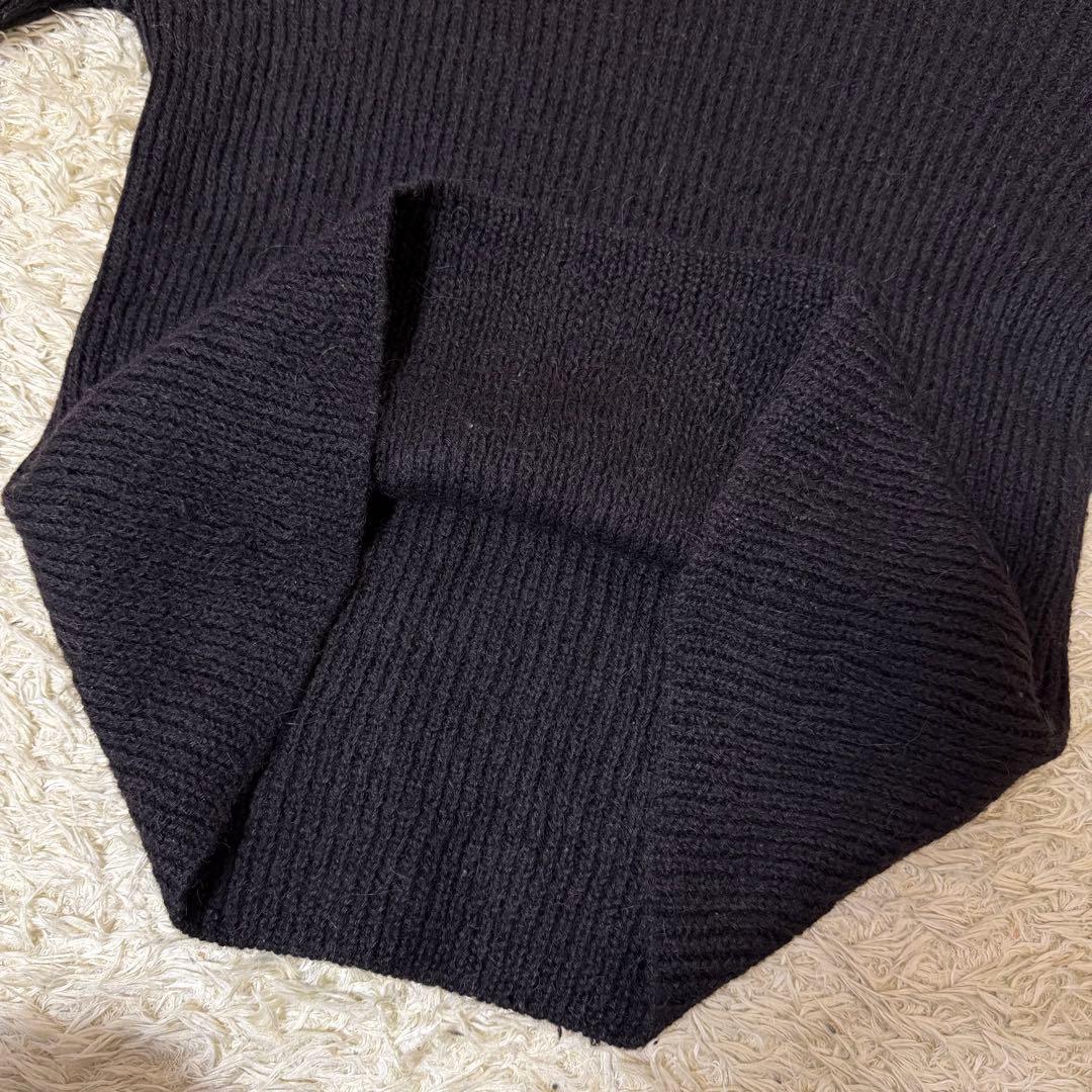 ☆美品☆GUCCI グッチ　タートルネックニット　アルパカ100% ブラック　S