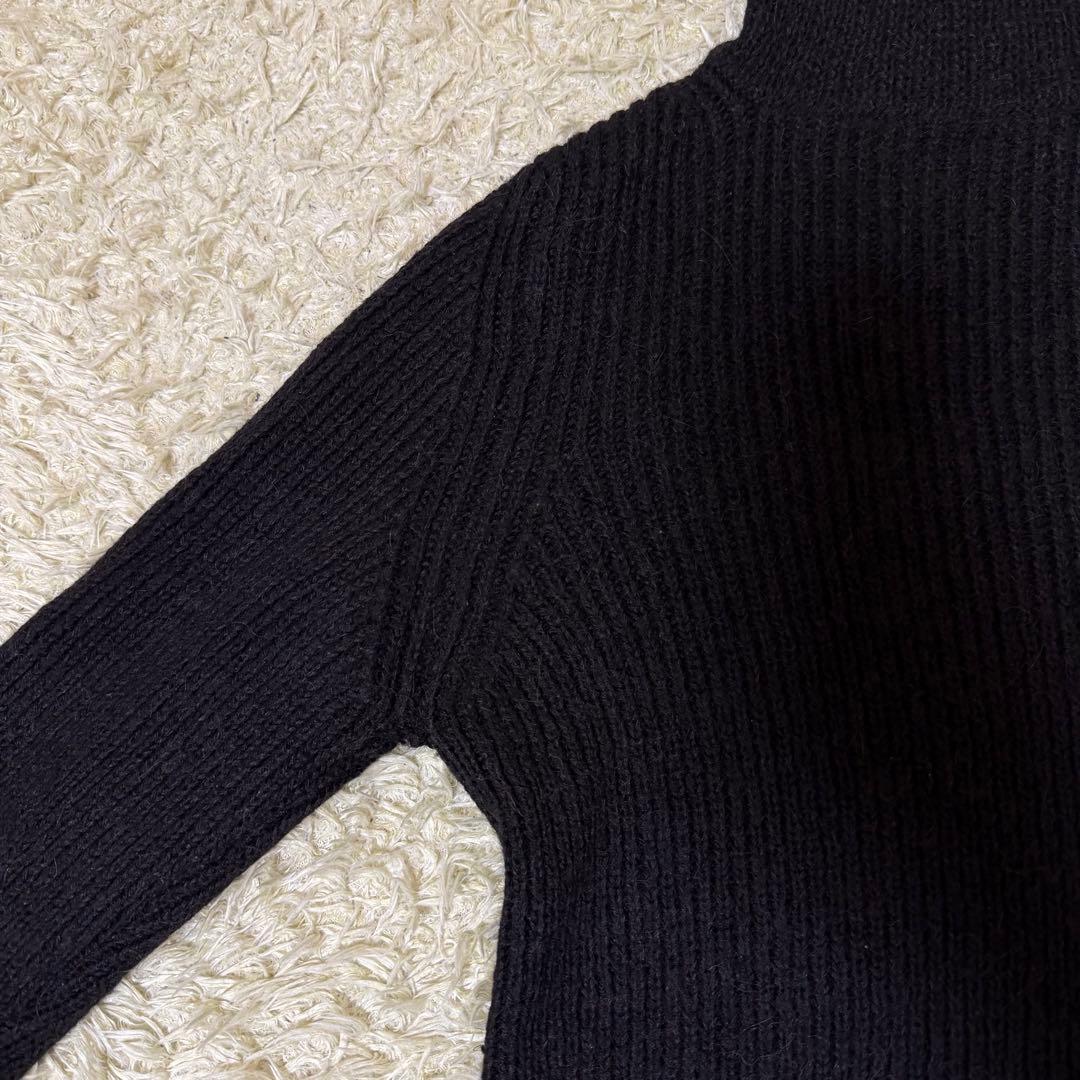 ☆美品☆GUCCI グッチ　タートルネックニット　アルパカ100% ブラック　S