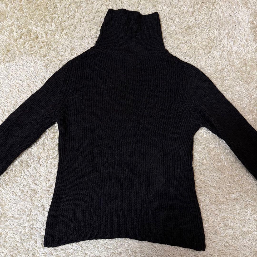 ☆美品☆GUCCI グッチ　タートルネックニット　アルパカ100% ブラック　S