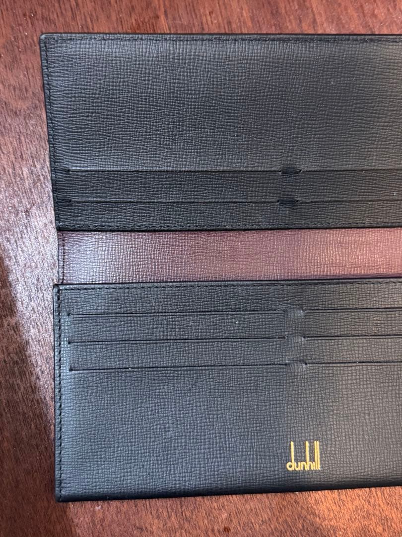 【極美品】dunhill ダンヒル　黒　長財布