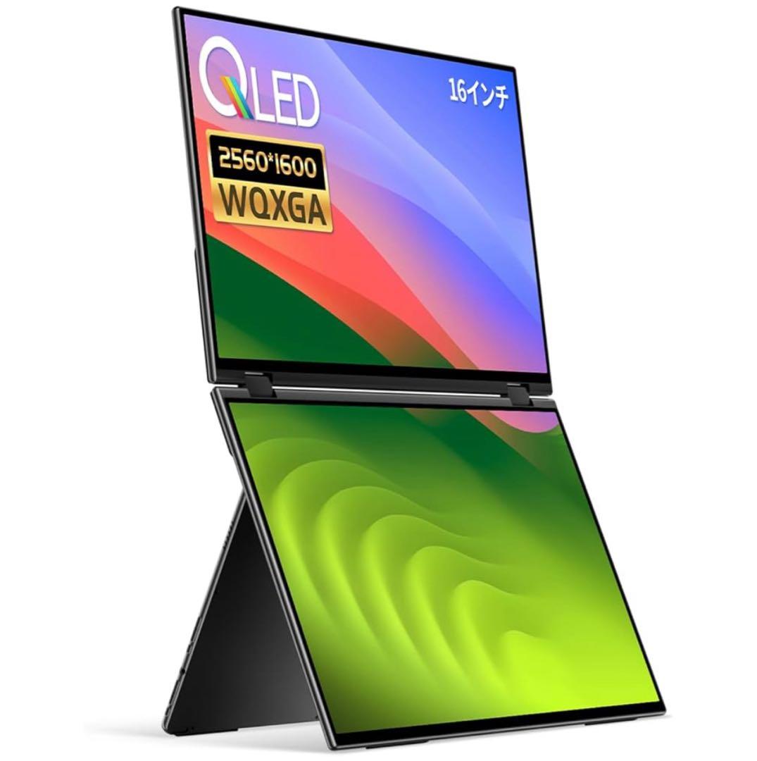 EWEI 16インチ QLED デュアルディスプレイ 非光沢