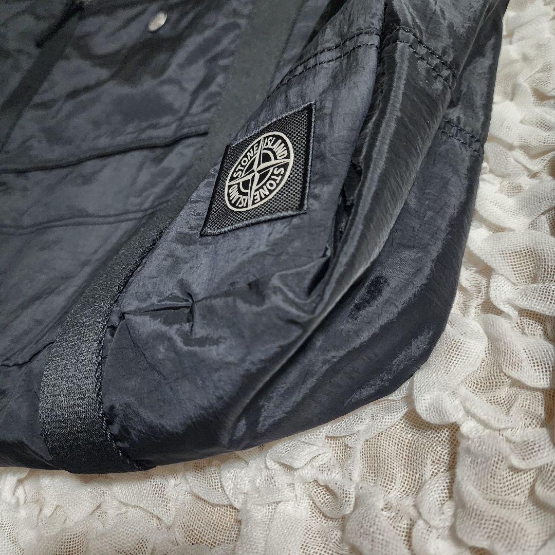 ストーンアイランド フロントファスナー＆リップストップライニング トートバッグ