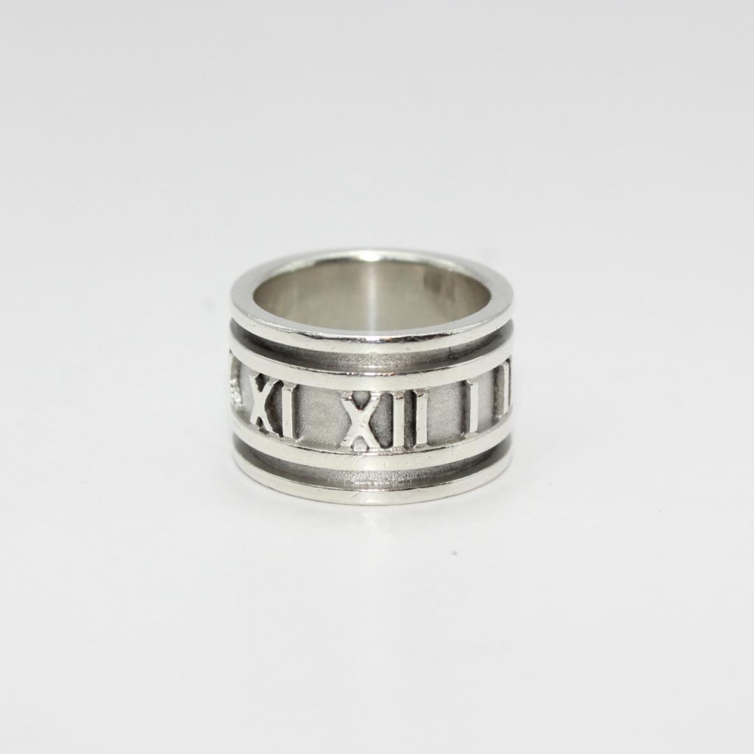 美品 Tiffany&Co.ティファニー アトラス ワイド リング 指輪 8号