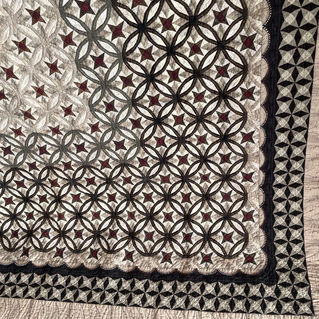 ハンドメイドパッチワークキルトのタペストリー、ベッドカバー