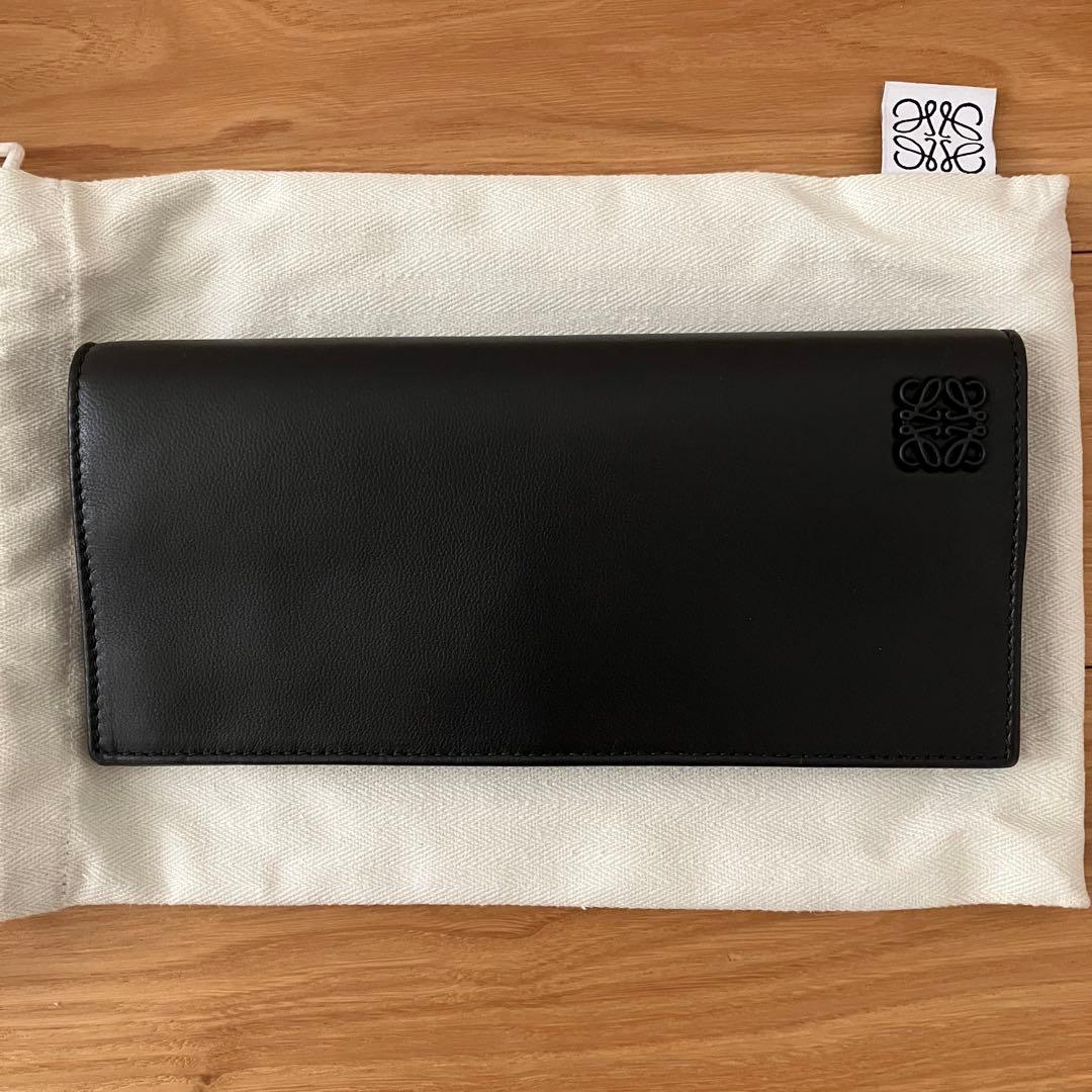 未使用 LOEWE ロエベ ロングウォレット ブラック 長財布