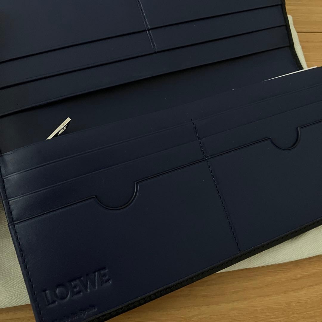 未使用 LOEWE ロエベ ロングウォレット ブラック 長財布