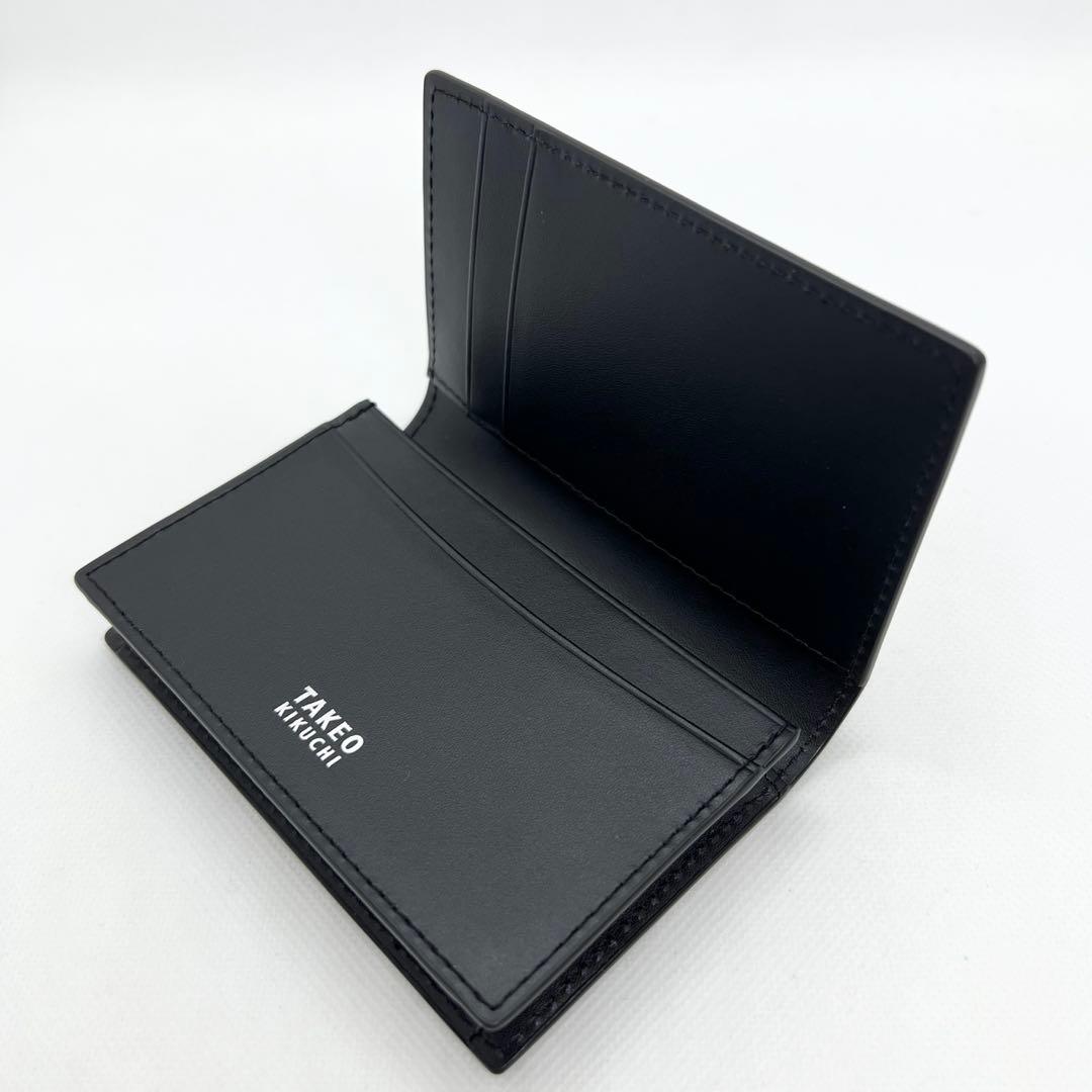【新品未使用】タケオキクチ ブロッキング アンティーク カードケース（名刺入れ）