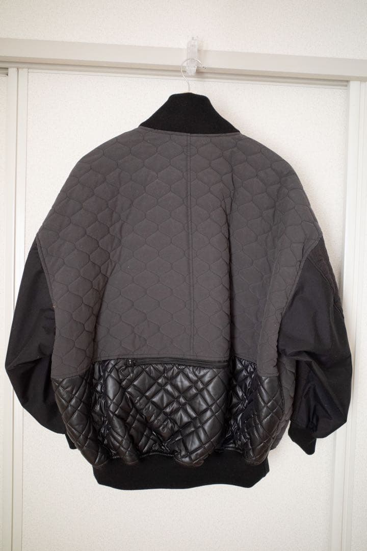 stof ストフ 山肌コラージュキルトブルゾン