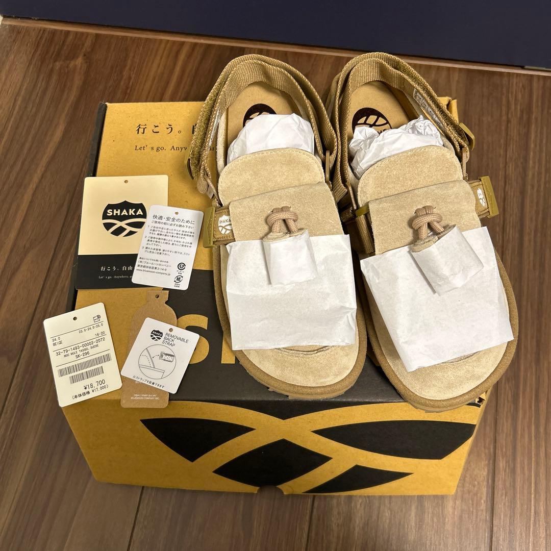 I*a様 SHAKA MOC MULE TASSEL SUEDE