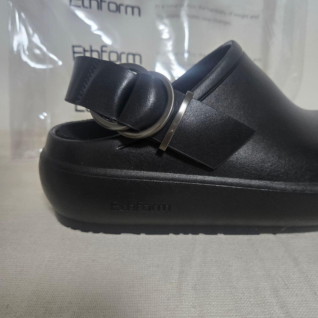 【未使用品】Ethform ブラック TERRE 　M　エフォーム　サボサンダル