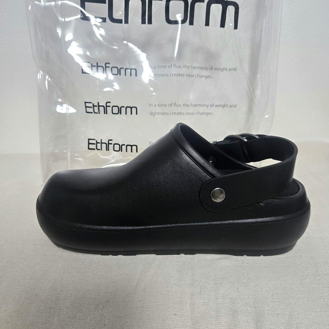 【未使用品】Ethform ブラック TERRE 　M　エフォーム　サボサンダル