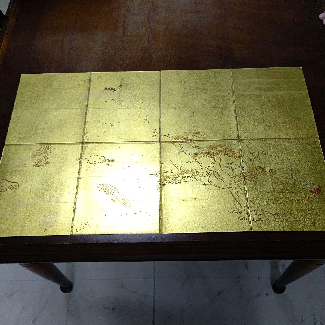 香道具志野流　地敷　金　銀　両面使い