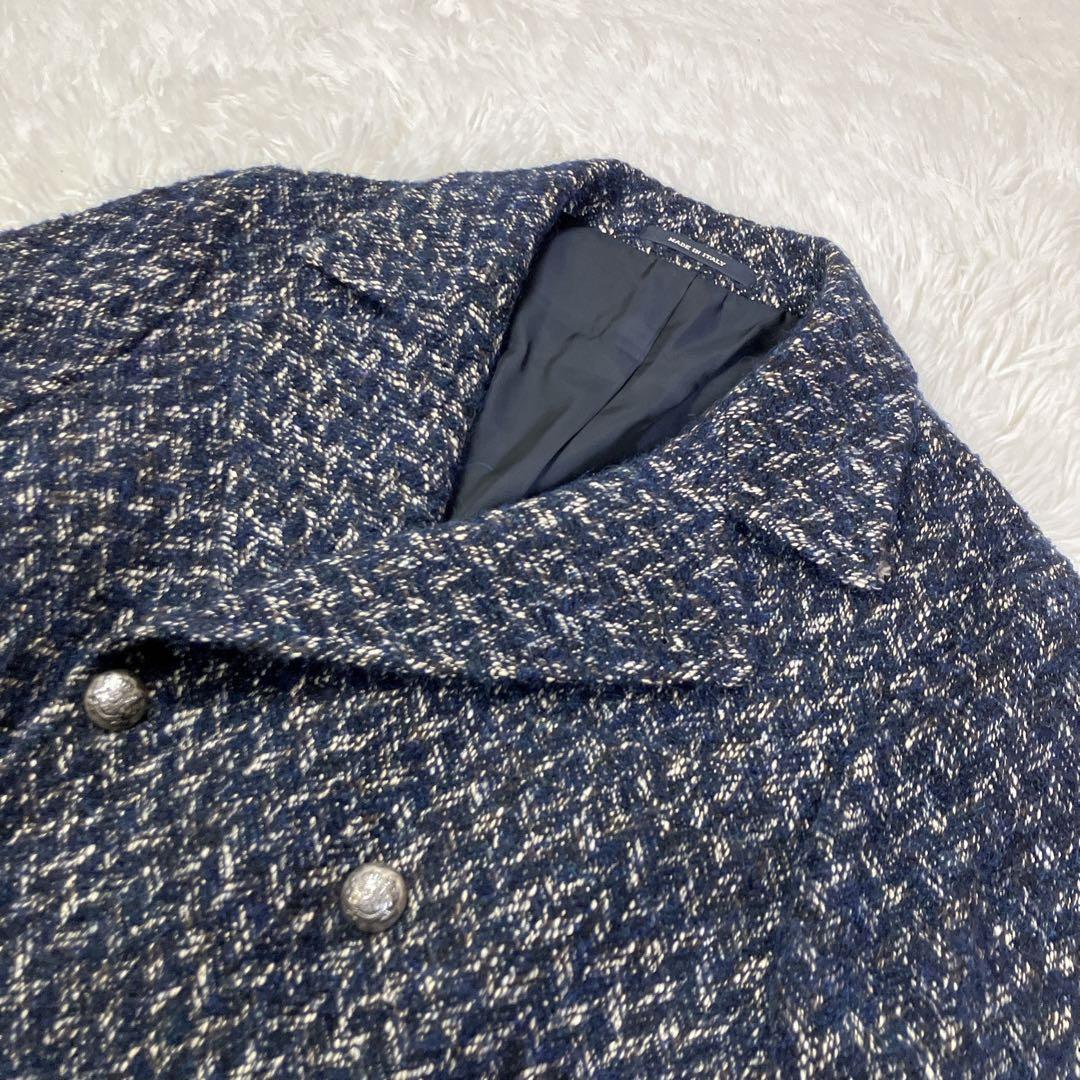 【最高級】TAGLIATORE ダブルブレストチェスターコート　ポロコート48