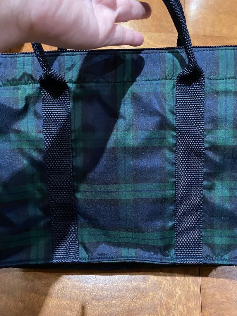 ファミリア　レッスンバッグ　チェック　新品未使用