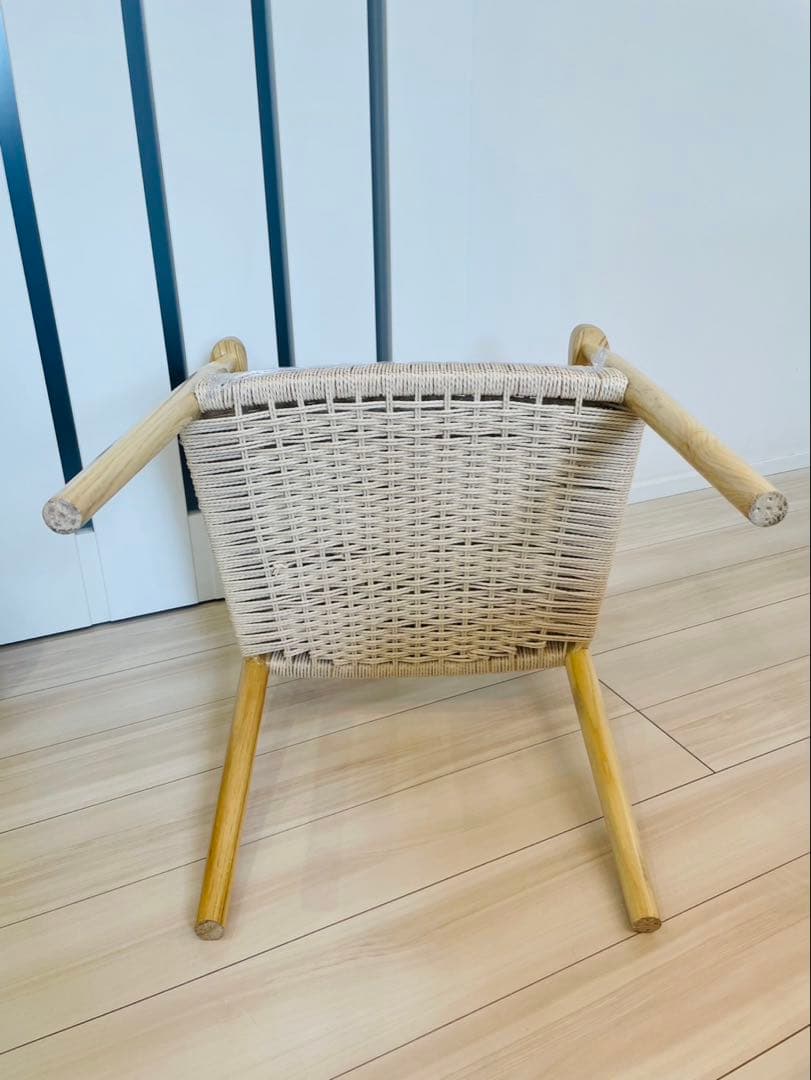 送料込み　ペーパーコードチェア　美品