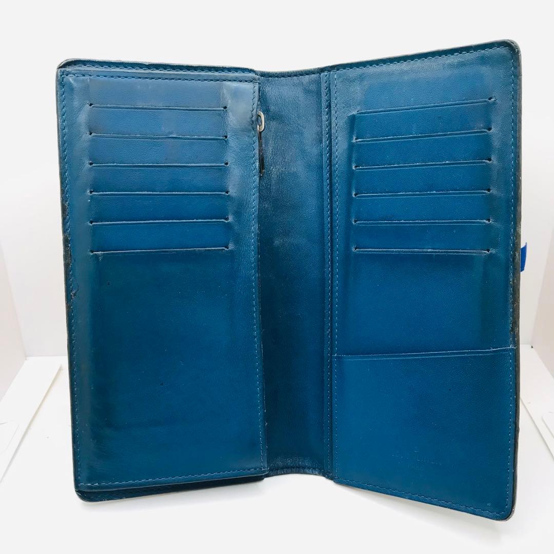 ルイヴィトン✨ダミエ アンフィニ ポルトフォイユ プラザ 長財布 ネイビー