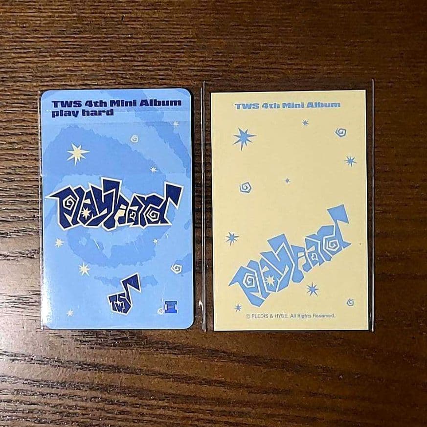 TWS Play hard シニュ トレカ 購入特典 ラキドロ 2枚セット