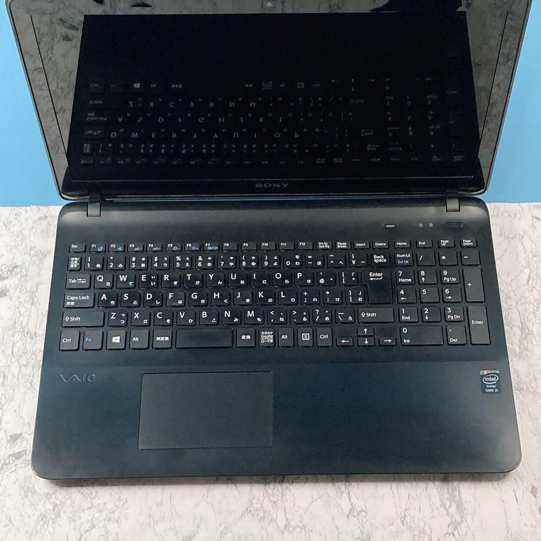 大量保存✨すぐ使える初期設定済✨オフィス/カメラ✨VAIOブラックノートパソコン