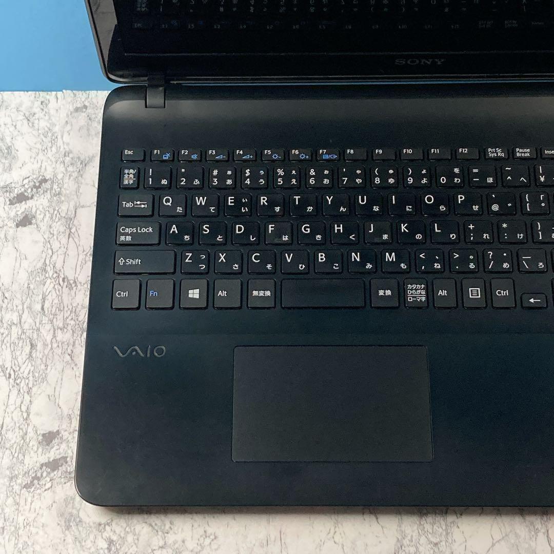 大量保存✨すぐ使える初期設定済✨オフィス/カメラ✨VAIOブラックノートパソコン