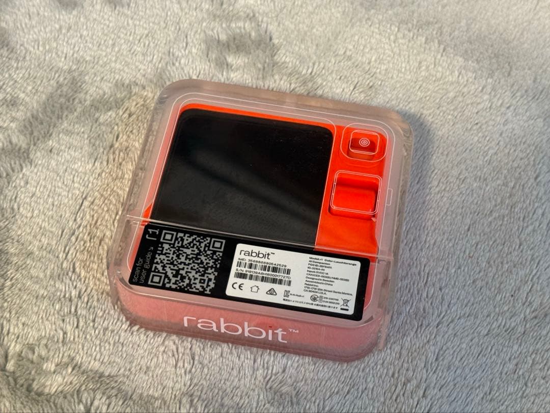 rabbit r1（OSアップデート済、初期化済み）