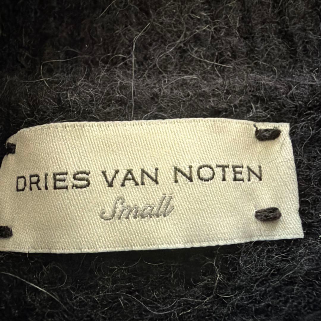 DRIES VAN NOTEN 長袖セーター Small 黒・ティール