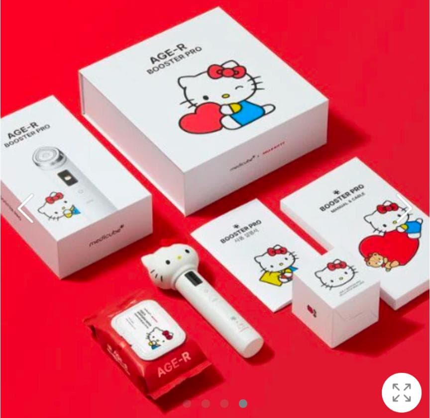 新品・未開封／メディキューブAGE-R BOOSTERPROハローキティデザイン