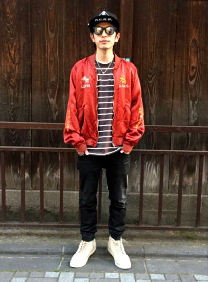 HYSTERIC GLAMOUR レッド スカジャン　Mサイズ