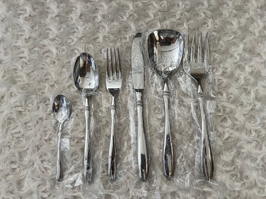 アズマ　カトラリーセット　インペリアル 18-18 ディナーセット〈22本〉③