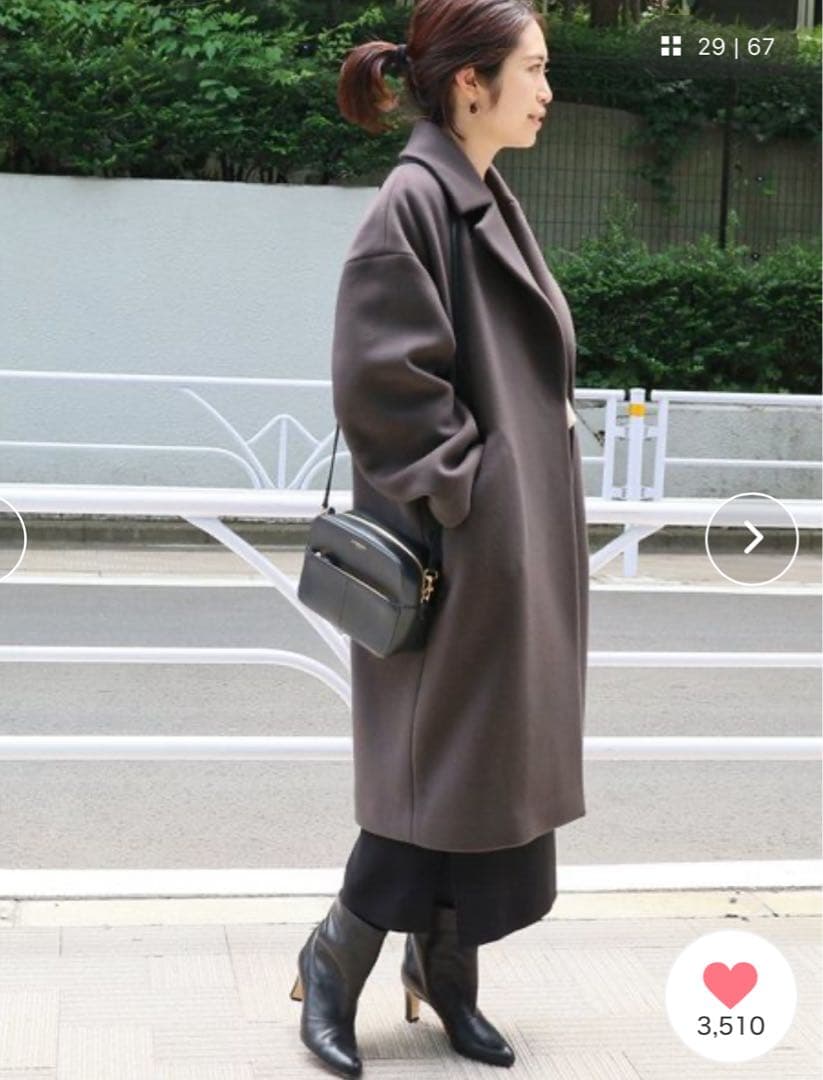 美品✨IENA　オーバーチェスターコート　マンテコ　38　9号　Mサイズ