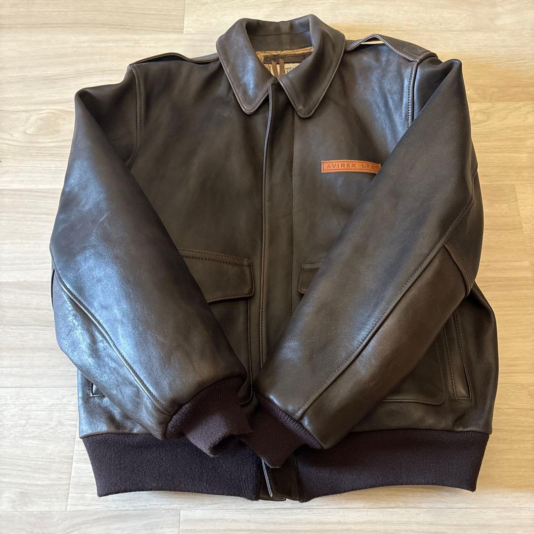 あ*き様 AVIREX A-2 FLIGHT JACKET サイズ:42