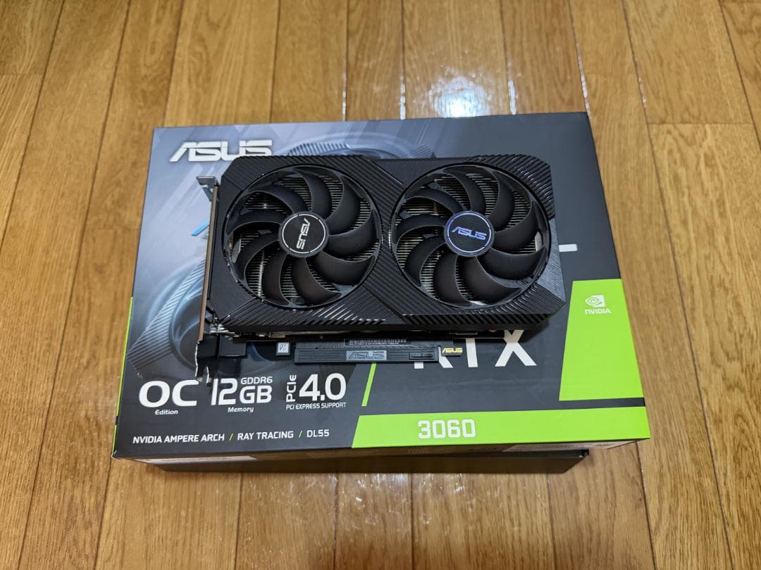 グラフィックボード・グラボ・ビデオカード ASUS DUAL-RTX3060-O12G-V2