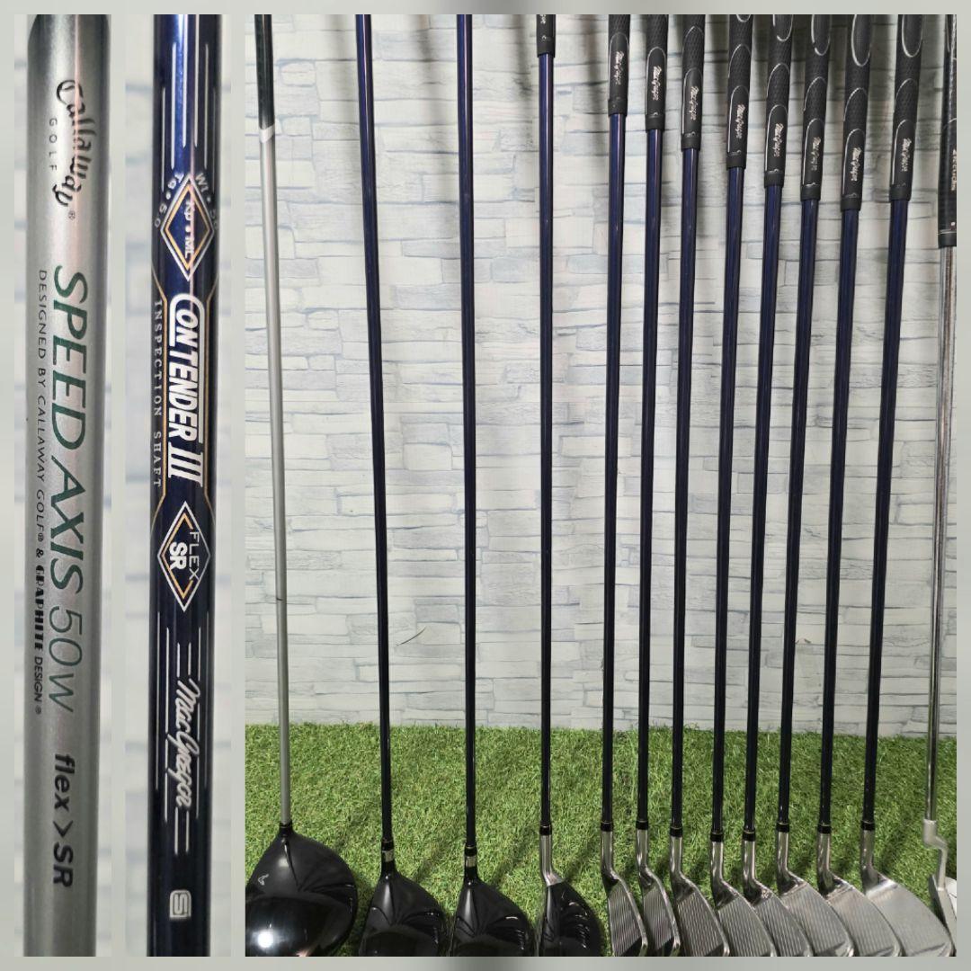ゴルフクラブメンズセット Callaway キャロウェイ 他 レフティ 左 SR