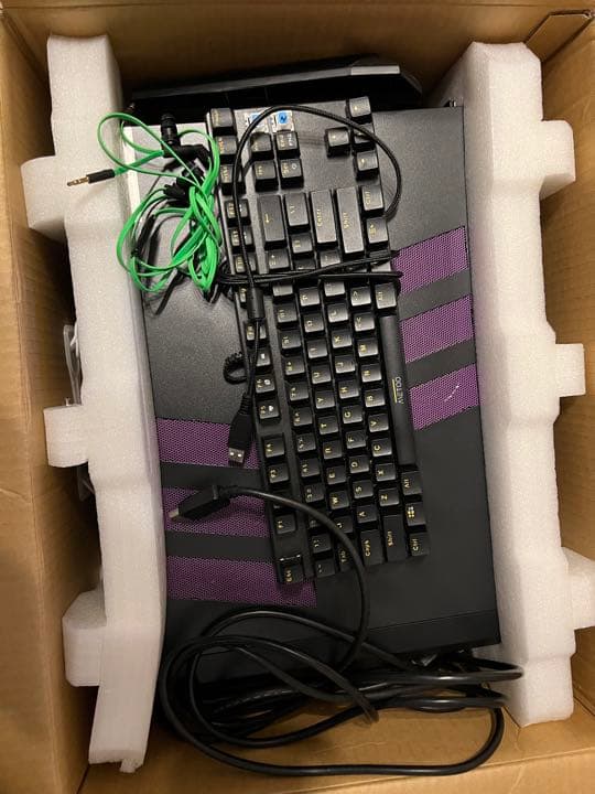 専用（セット）インテルデスクトップpc レーザーイヤホンマイク