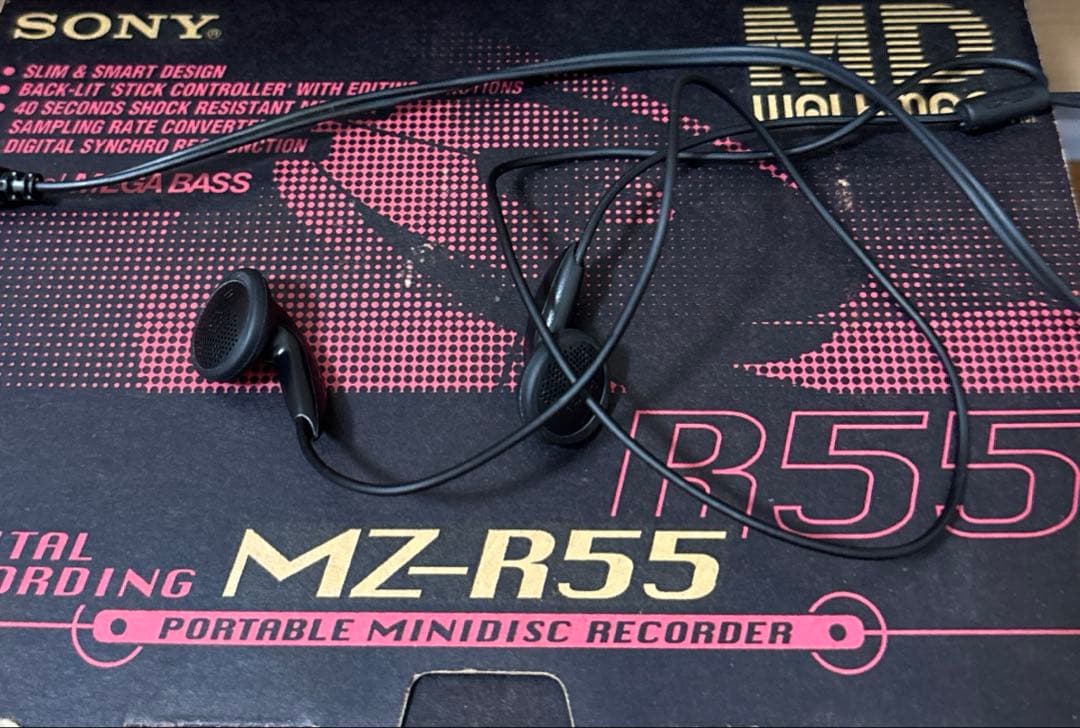 SONY MZ-R55 ポータブルMDレコーダー