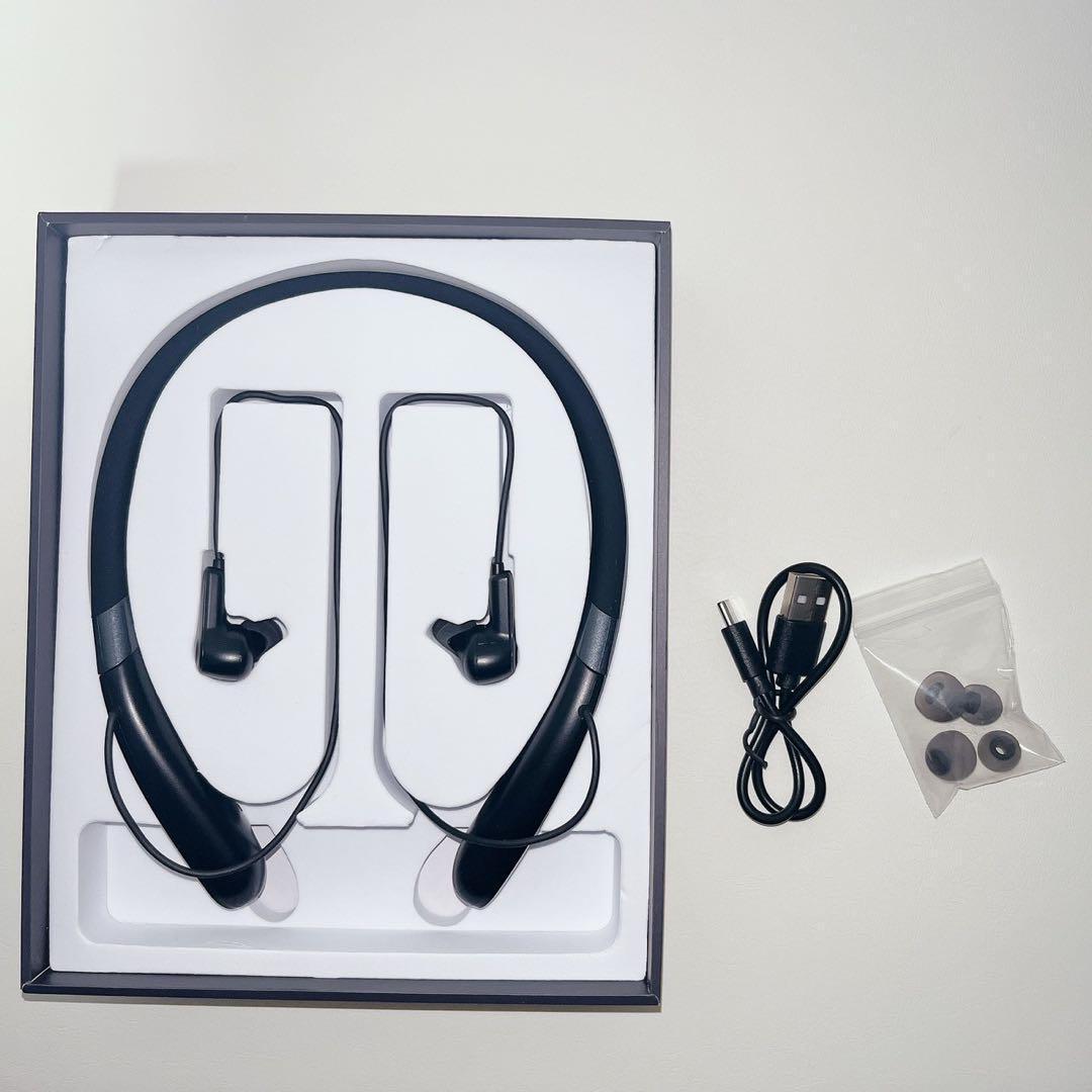 集音器 Bluetooth 充電式 首かけ式 高齢者向け 軽量 ノイズ低減