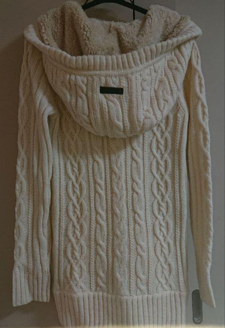 BURBERRY　 ケーブルニット ダッフルコート