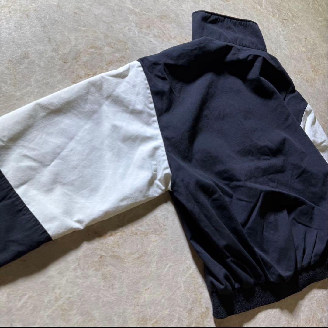 DunbrookeジップアップブルゾンUSA製古着ブラック短丈刺繍ロゴ80s美品