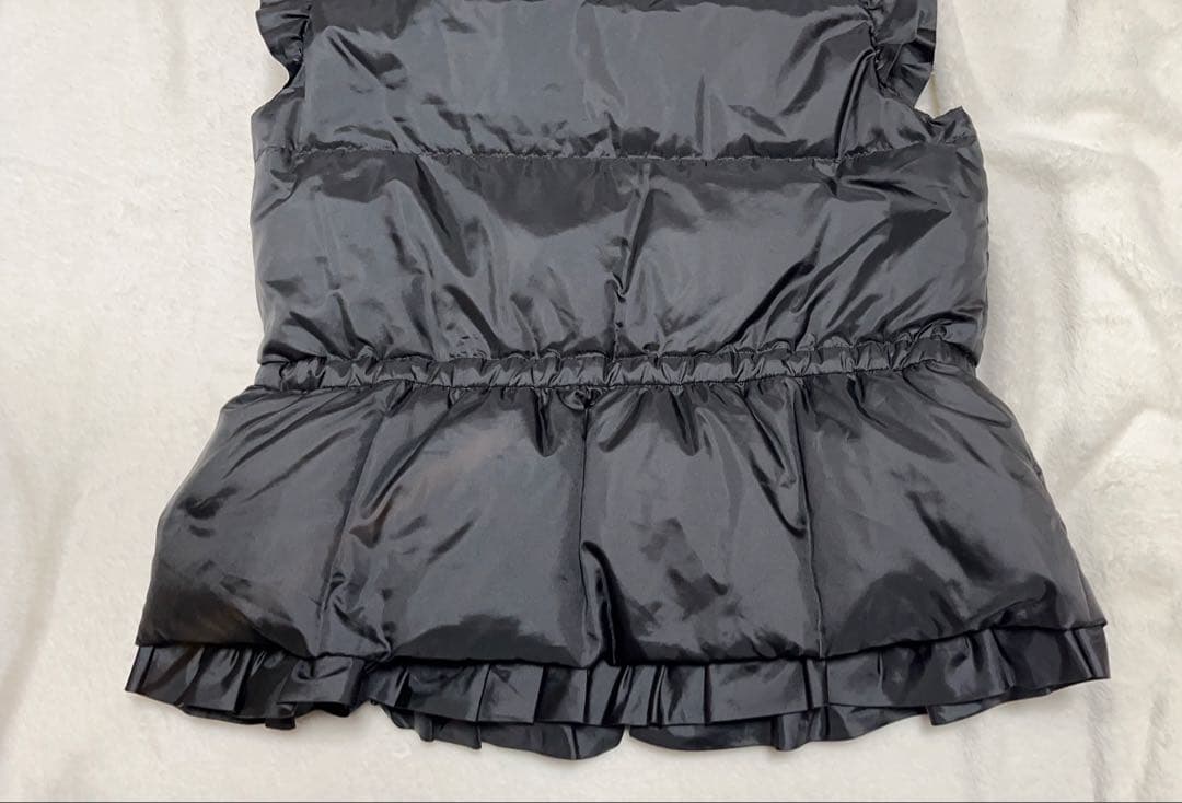 to be chic ダウンベスト ブラック ペプラム サイズ42