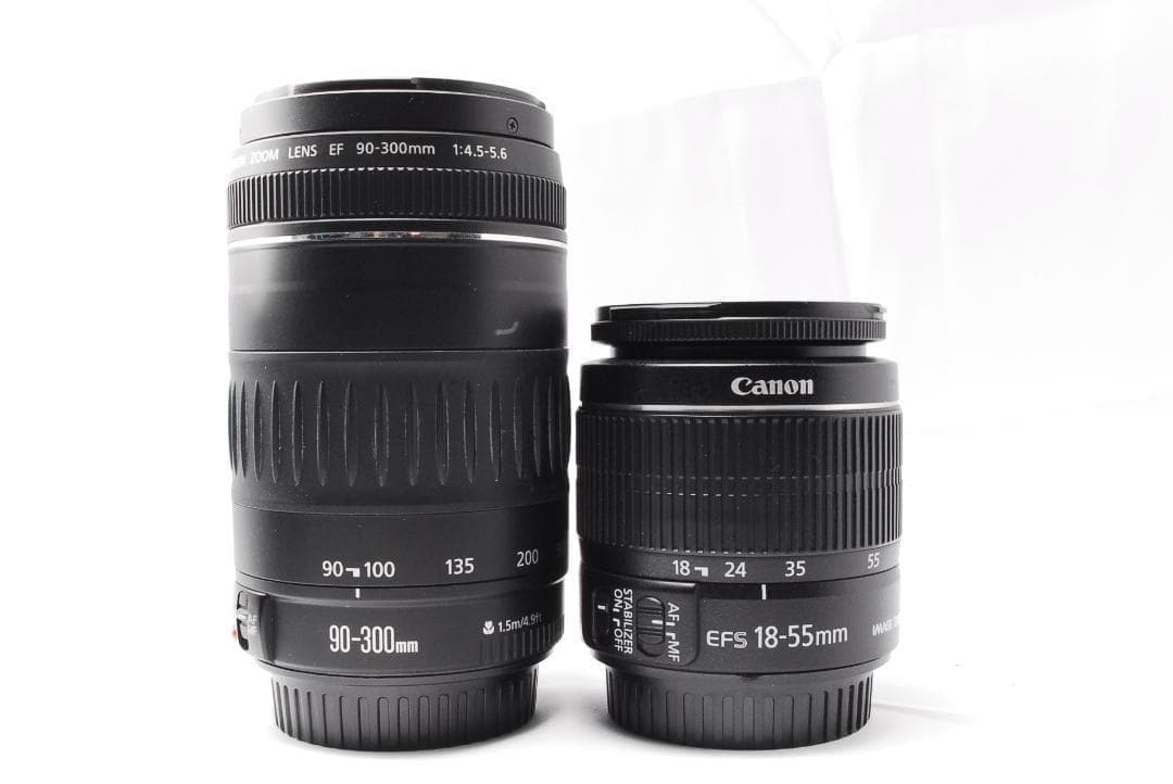 ショット数80回！キャノン kiss X7⭐ダブルレンズセット⭐超望遠レンズ