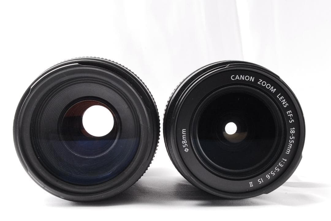 ショット数80回！キャノン kiss X7⭐ダブルレンズセット⭐超望遠レンズ