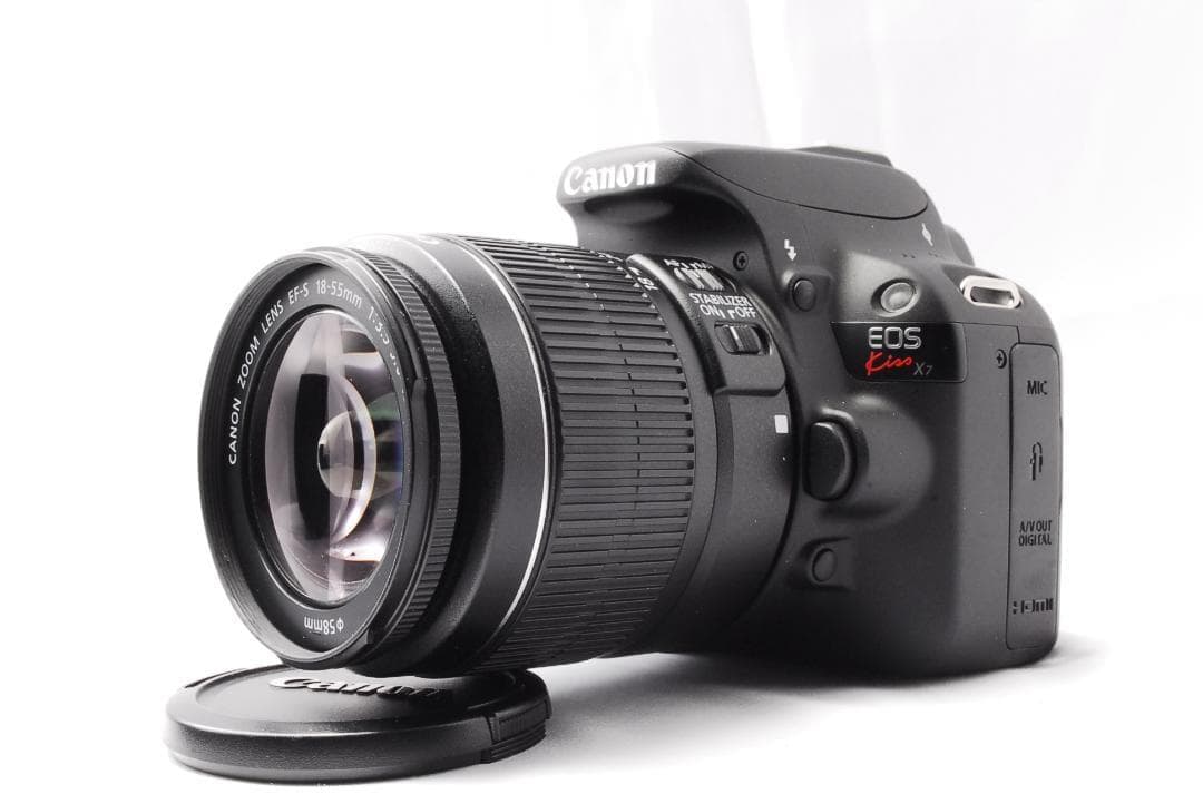 ショット数80回！キャノン kiss X7⭐ダブルレンズセット⭐超望遠レンズ