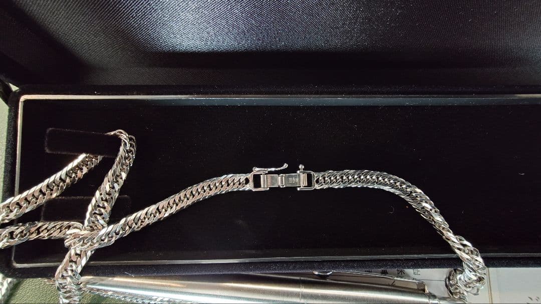 PT850プラチナ喜平ネックレス50g/60cm/8面トリプル