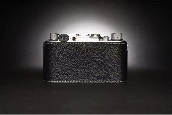 新品 本革 LEICA ライカ Ⅲf用 カメラケース ブラック