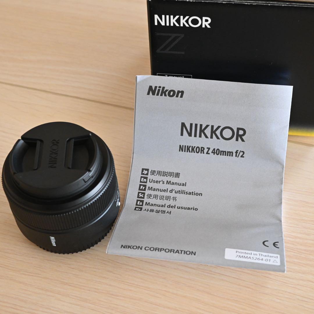 Nikon NIKKOR Z 40mm f/2 Zマウント 単焦点レンズ