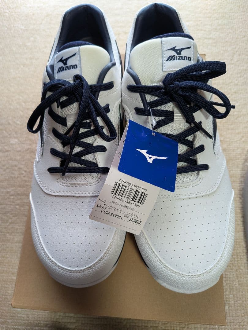 Mizuno 安全靴 ホワイト/ブラック