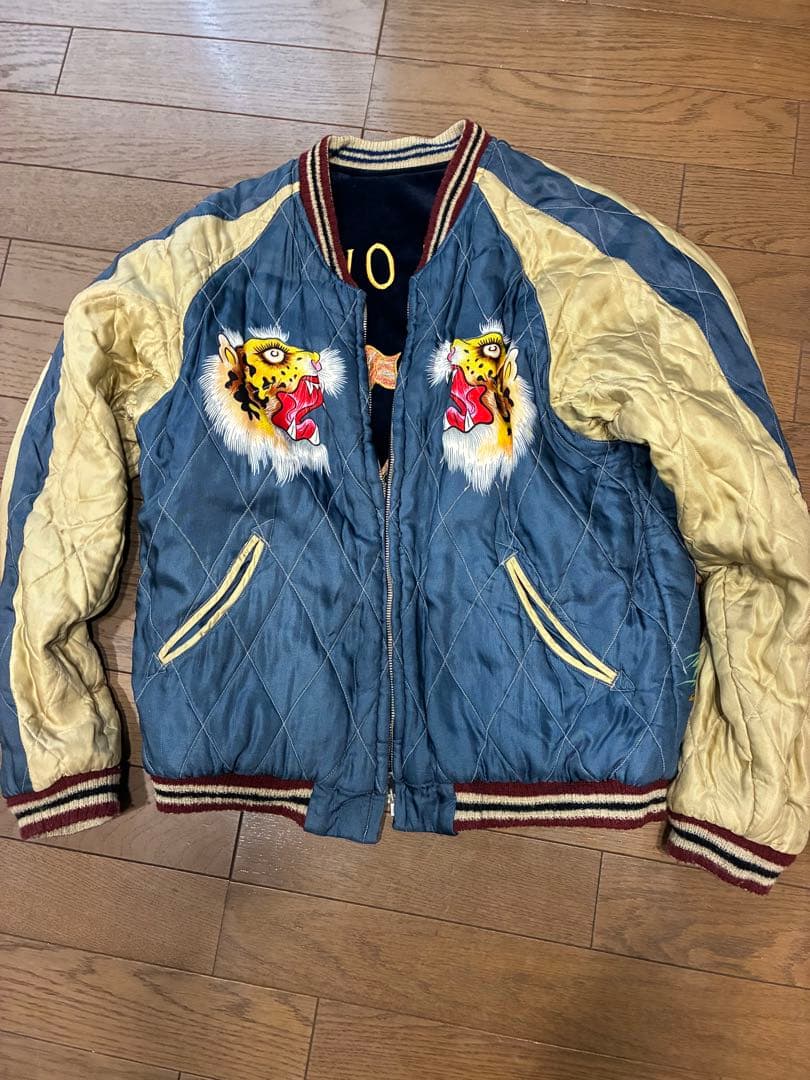 スカジャン　テーラー東洋　港商　硫黄島　サイズ中 TT10797