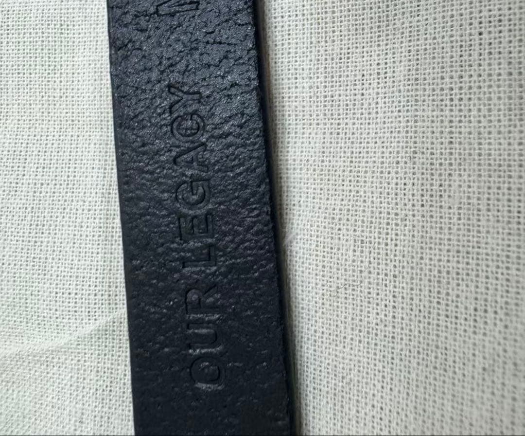 OUR LEGACY アワーレガシー ベルト ブラック 90CM