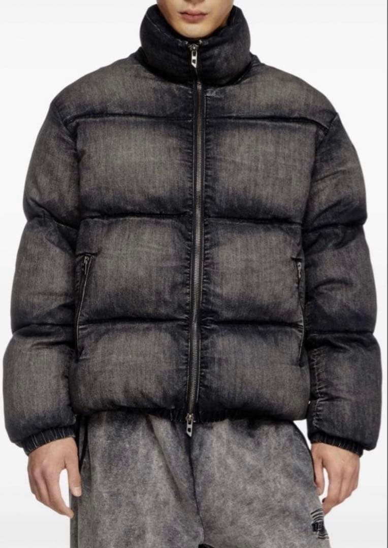 新品大特価✌️DIESEL W-MONS-Aダウンジャケット 50サイズ　市場最安